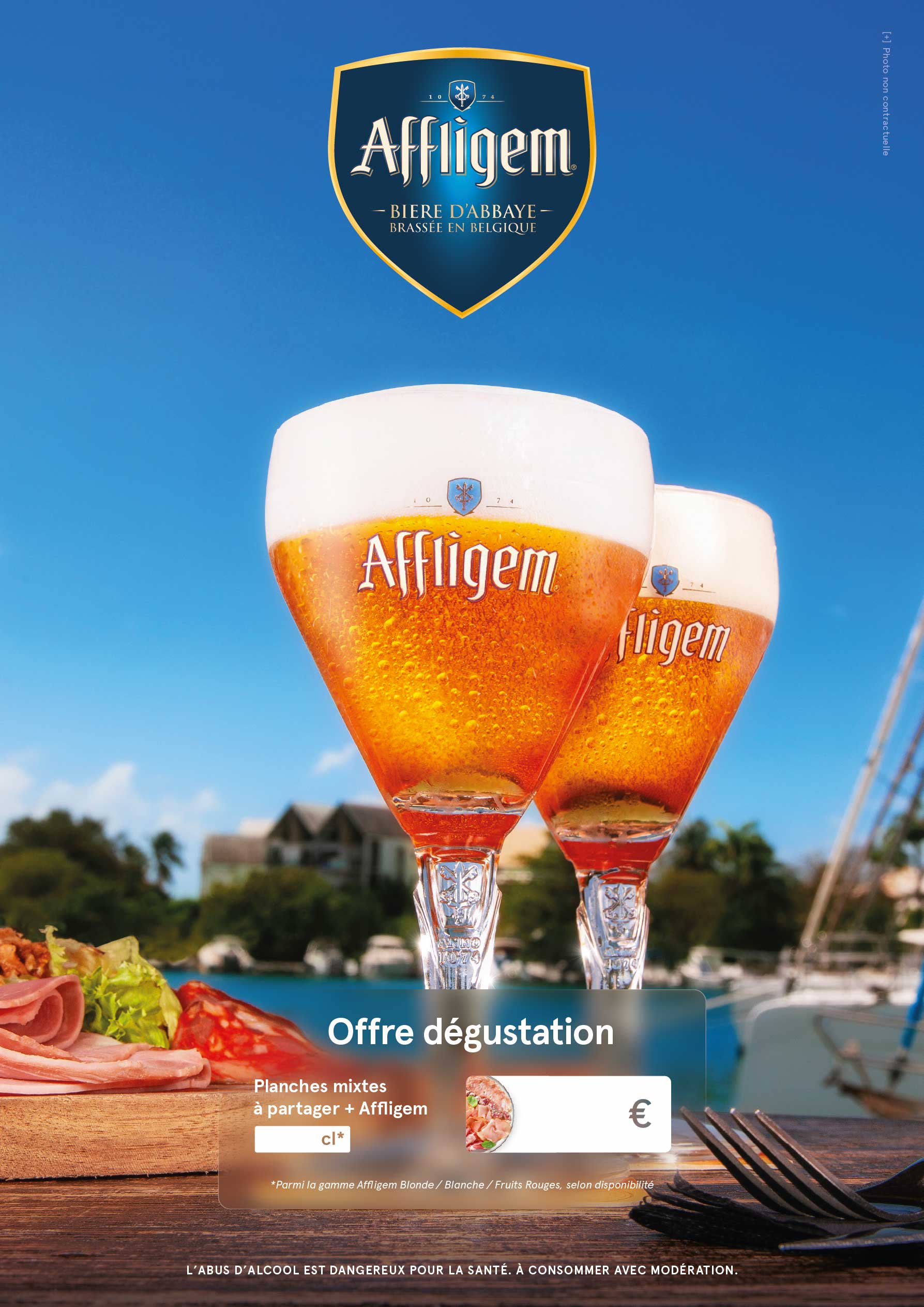 Affligem, déclinaison A3 et A4 planche à partager