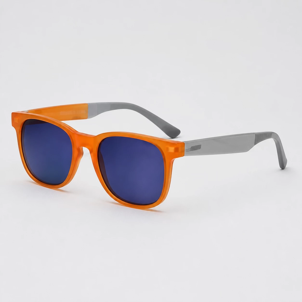 Lunettes orange et bleu utilisées dans la composition