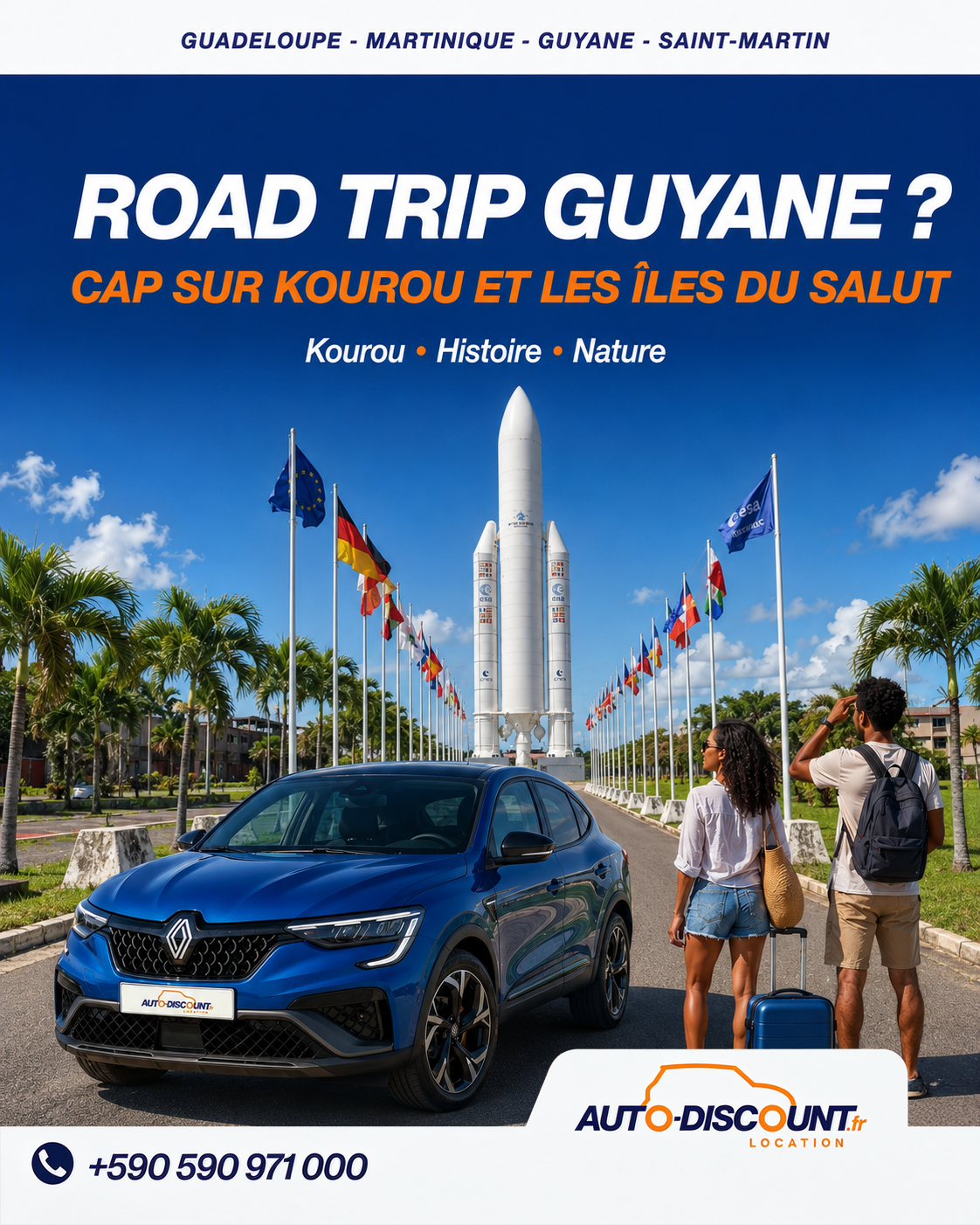 Post Auto Discount — Road Trip Guyane, cap sur Kourou et les îles du Salut