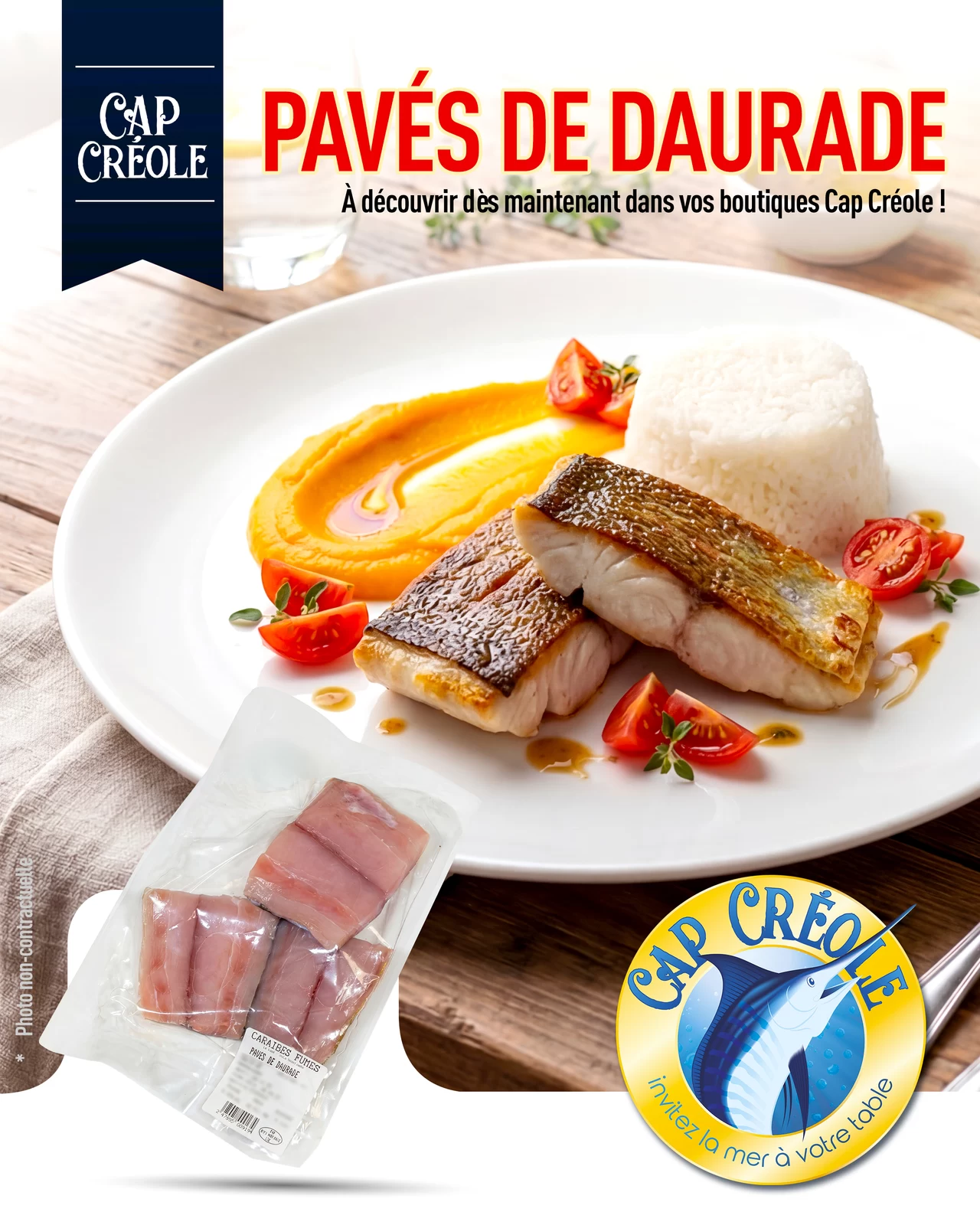 Post final Cap Créole — Filet de daurade