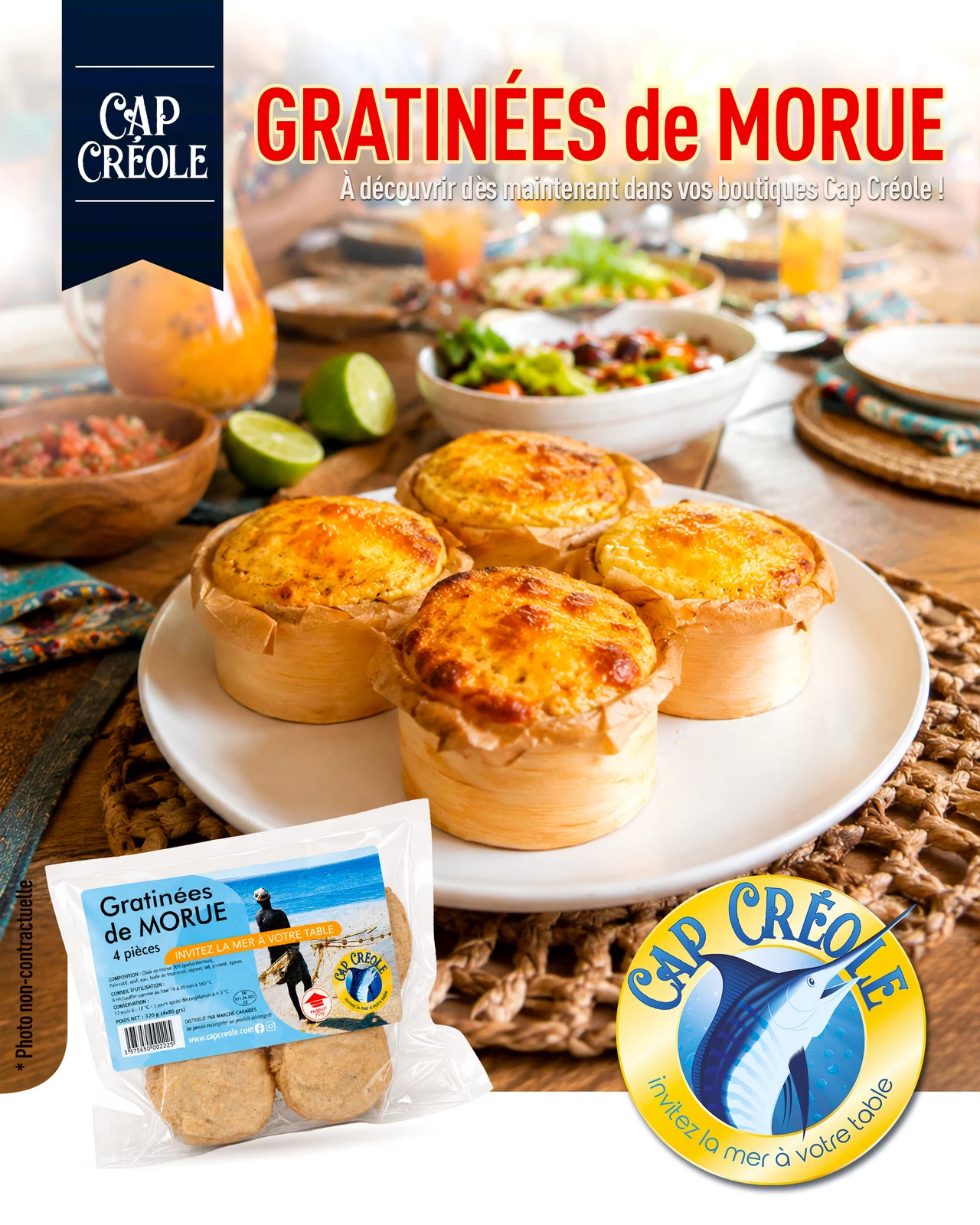 Post final Cap Créole — Gratinées de morue