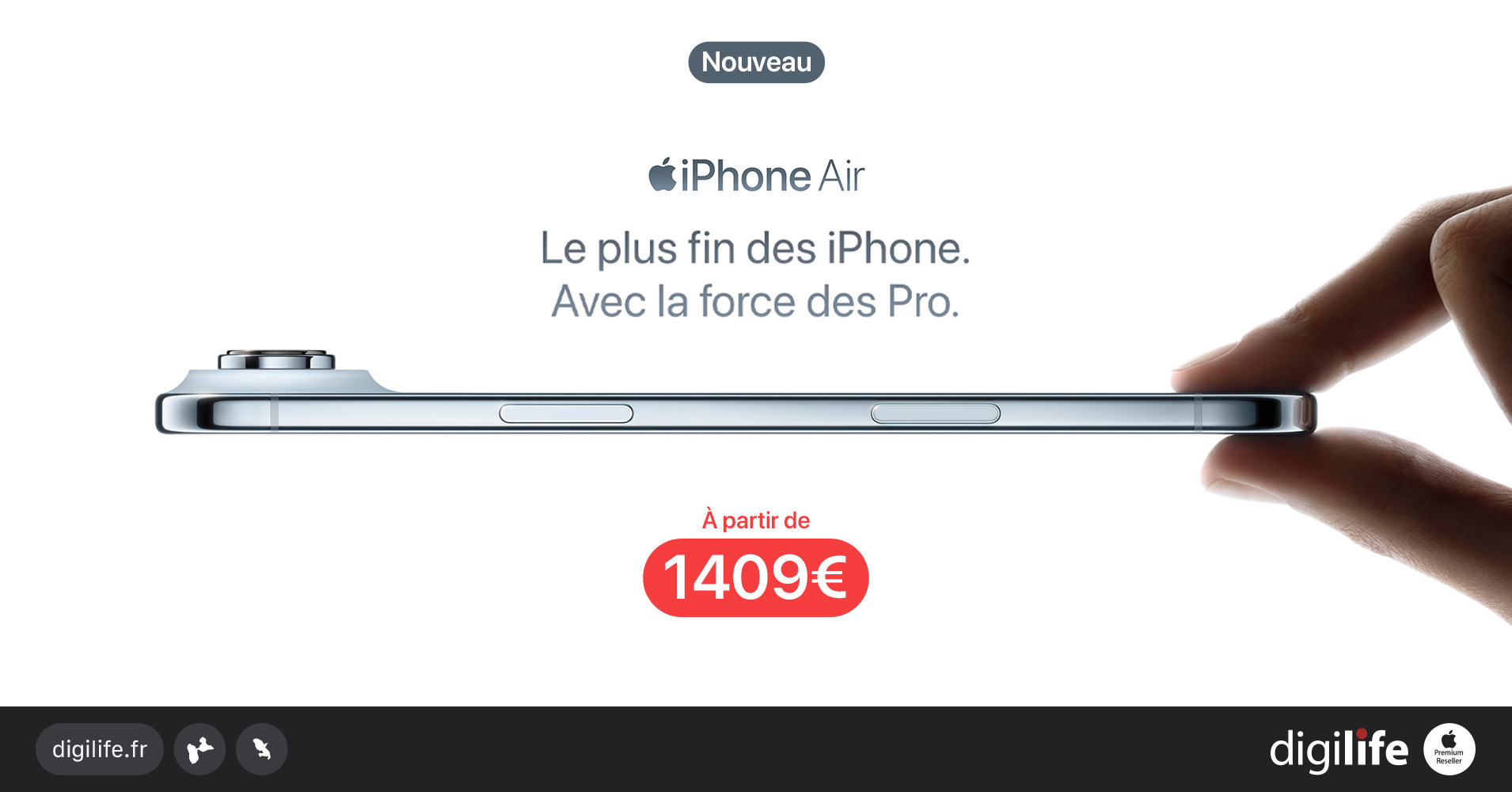 Création Digilife wide pour l’iPhone Air