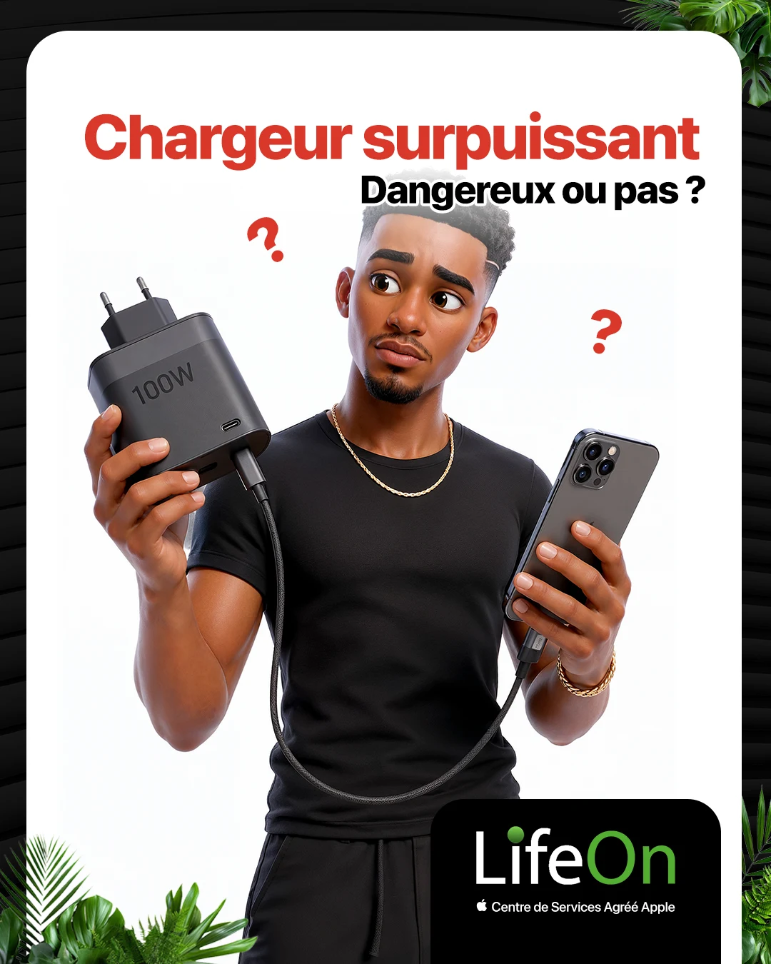 Publication LifeOn sur les chargeurs puissants