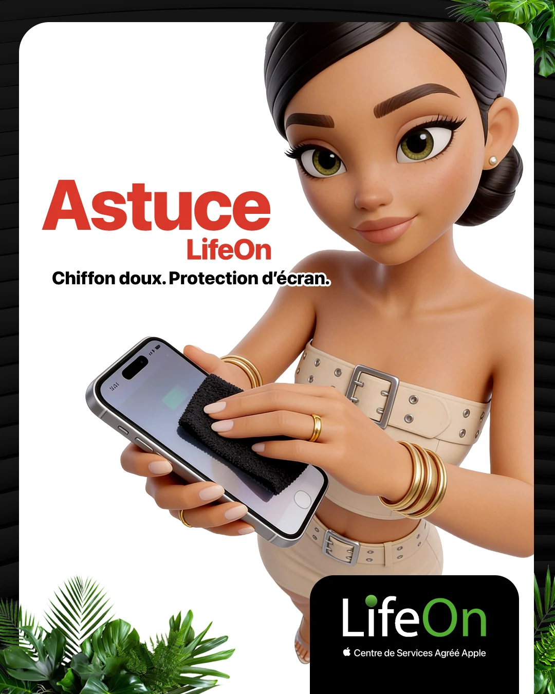 Publication LifeOn sur le nettoyage d’écran